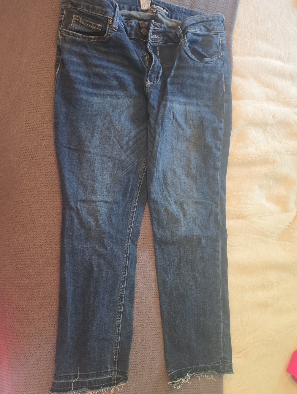 Kut from the Kloth Indigo Straight-Leg Jeans